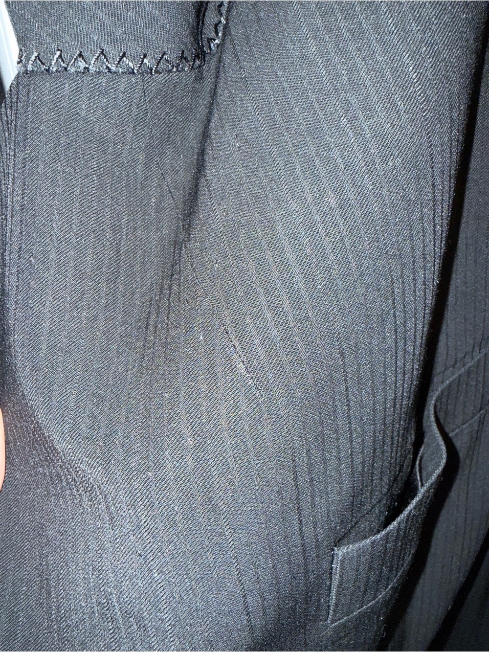 Vintage Richard Tyler Couture  Black Men's Suit Jacket - Three-Button Blazer - Picture 2 of 5